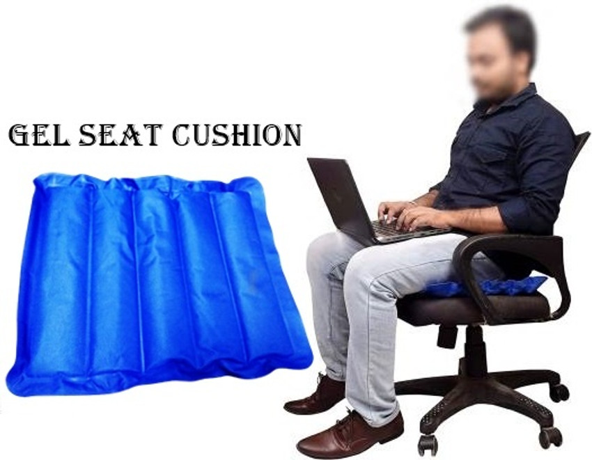 dx mart Gel Layer Comfort Seat Cushion Pillow for Office Chair Car Longer Sitting Butt Tailbone Back Coccyx Sciatica Pack Price in India Buy dx mart Gel Layer Comfort