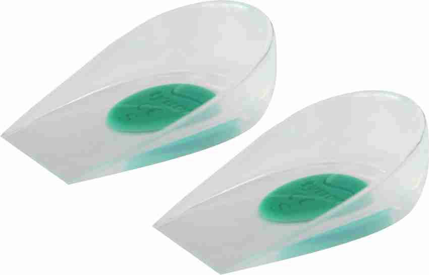 TYNOR Heel Cup Silicone White Medium Pack of 2 Heel Support