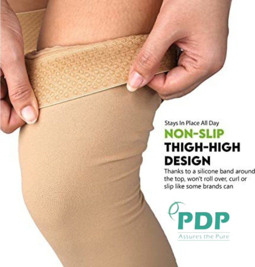 VIGOROUS SAFE PDP Thigh High Compression Class-2 Stockings Thumb Support, M  SIZE Knee Support - Buy VIGOROUS SAFE PDP Thigh High Compression Class-2  Stockings Thumb Support, M SIZE Knee Support Online at