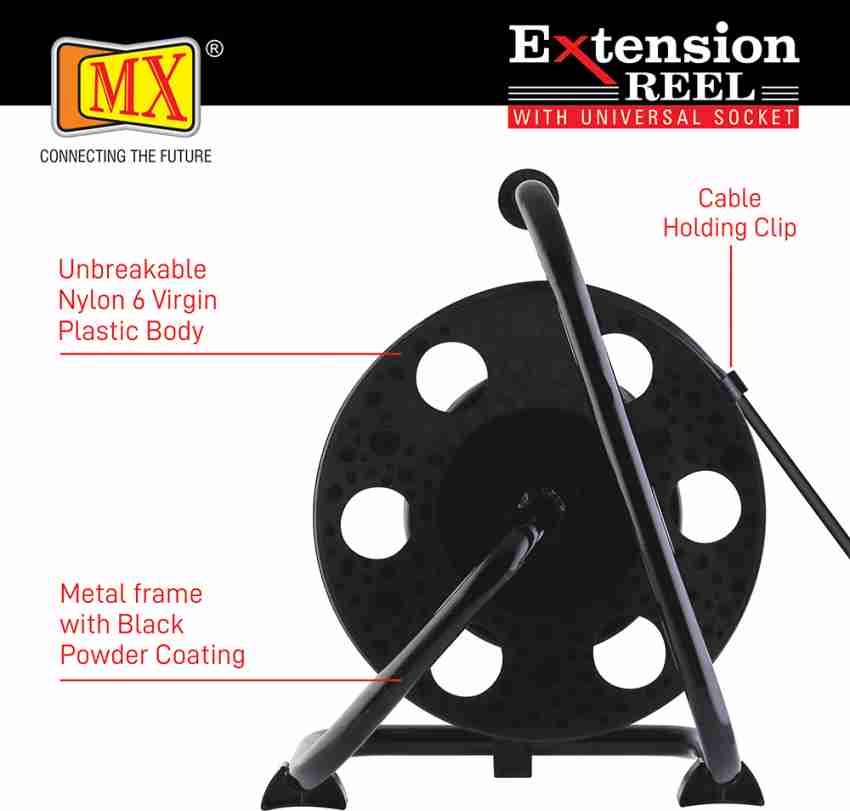 MX Universal Extension Reel 5 Amp 3Pin Plug Individual Switch (3154) 3  Socket Extension Boards Price in India - Buy MX Universal Extension Reel 5  Amp 3Pin Plug Individual Switch (3154) 3