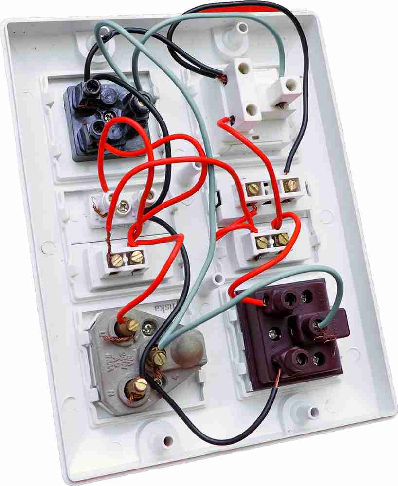 Electric store board wiring