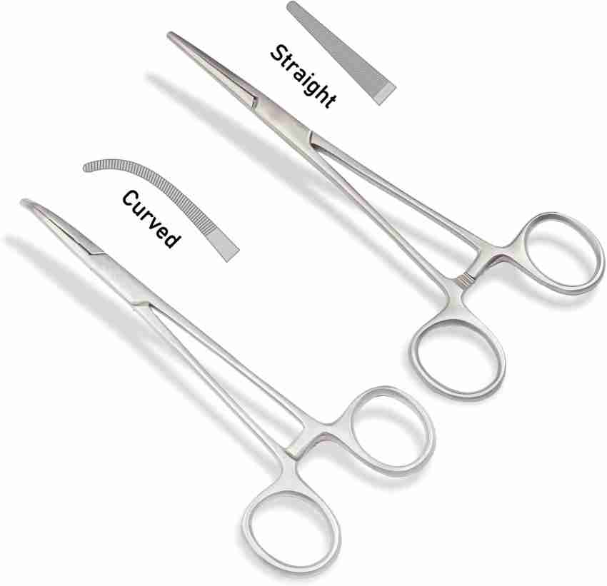 OTICA Artery Forceps 6 inch Straight and Curved Combo For Doctors/Surgeons  Hemostats Forceps Price in India - Buy OTICA Artery Forceps 6 inch Straight  and Curved Combo For Doctors/Surgeons Hemostats Forceps online