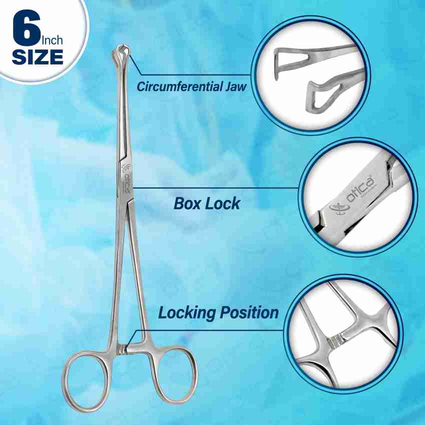OTICA Babcock forcep 6 inch Stainless Steel CE Quality Tissue