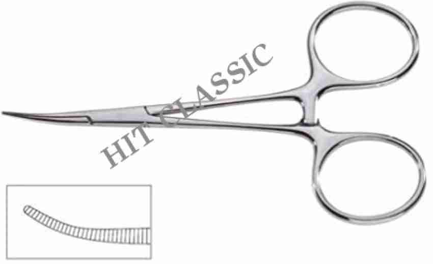 HIT CLASSIC Deluxe Quality Curved Mosquito Forcep/Hemostatic Forcep (5  Inch) Hemostats Forceps Price in India - Buy HIT CLASSIC Deluxe Quality  Curved Mosquito Forcep/Hemostatic Forcep (5 Inch) Hemostats Forceps online  at