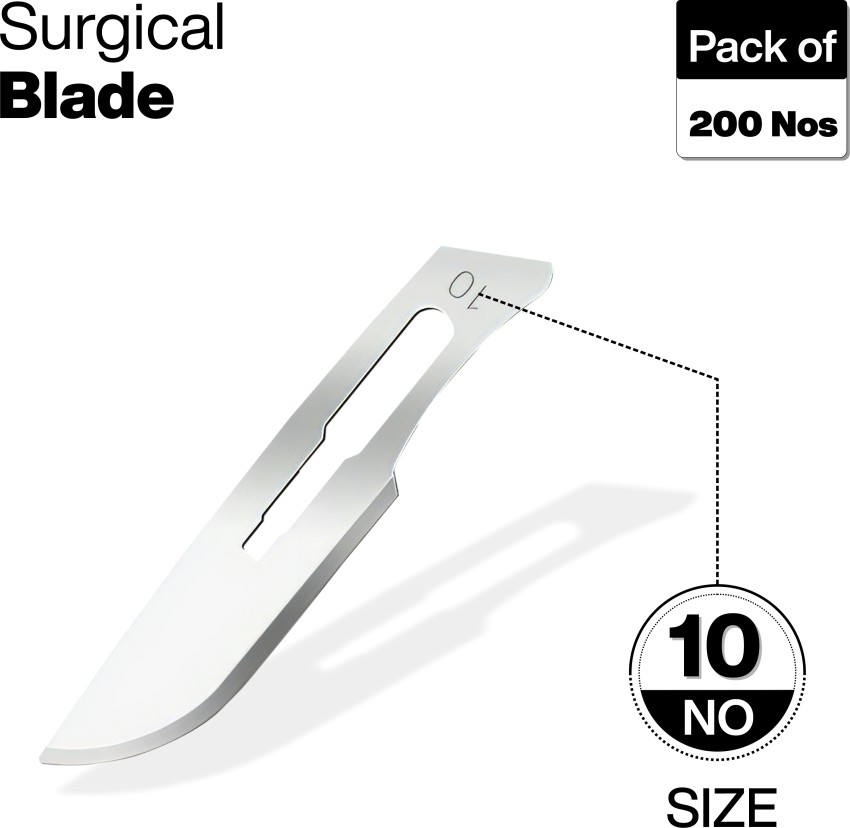 Swiss Carbon Steel Straight Blade Glass Van Sterile Surgical Blades at Rs  2.5/piece in Jamshedpur