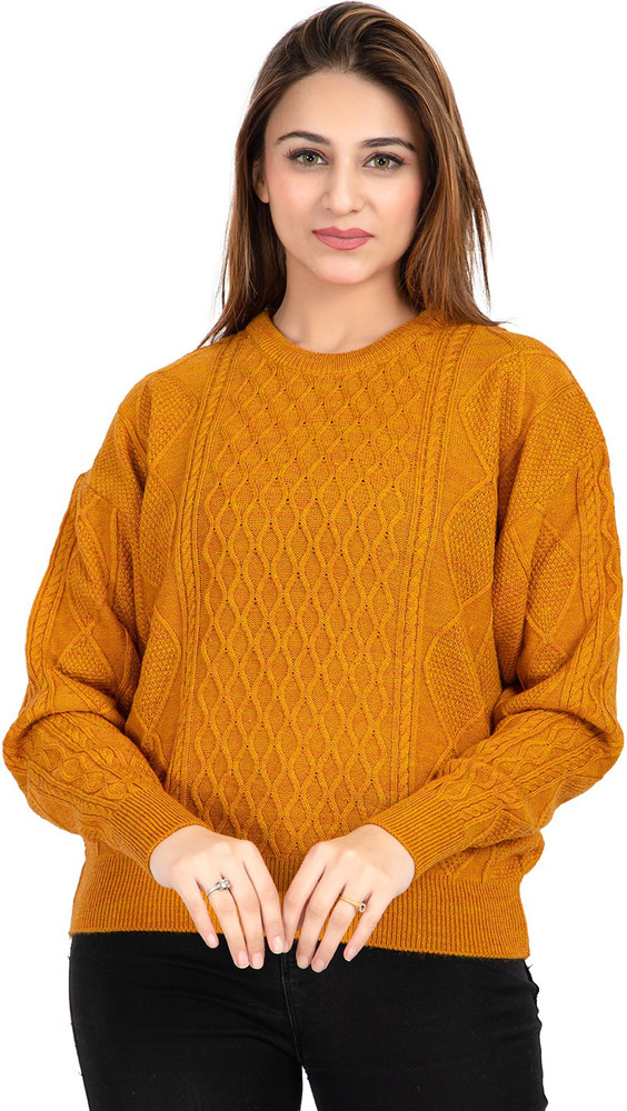 Yellow discount sweater women