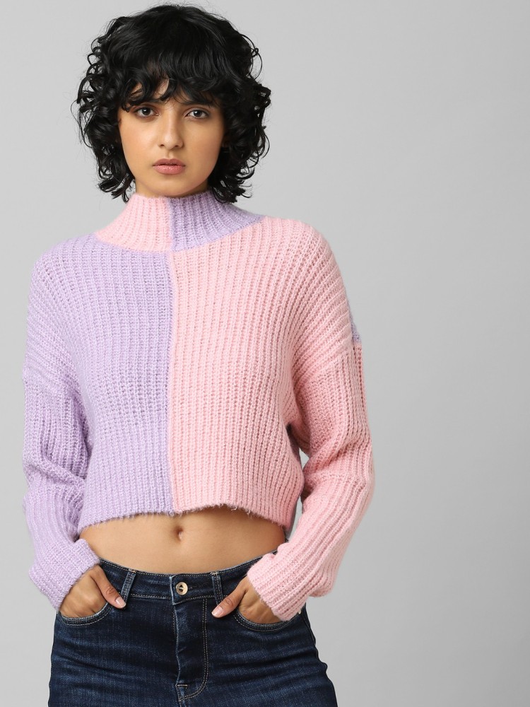 Pink and purple clearance sweater