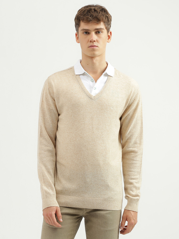 United colors of benetton men's woolen sweater sales