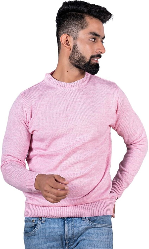 Pink sweater outlet mens