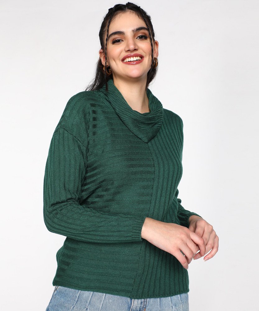 Dark green on sale sweater women's