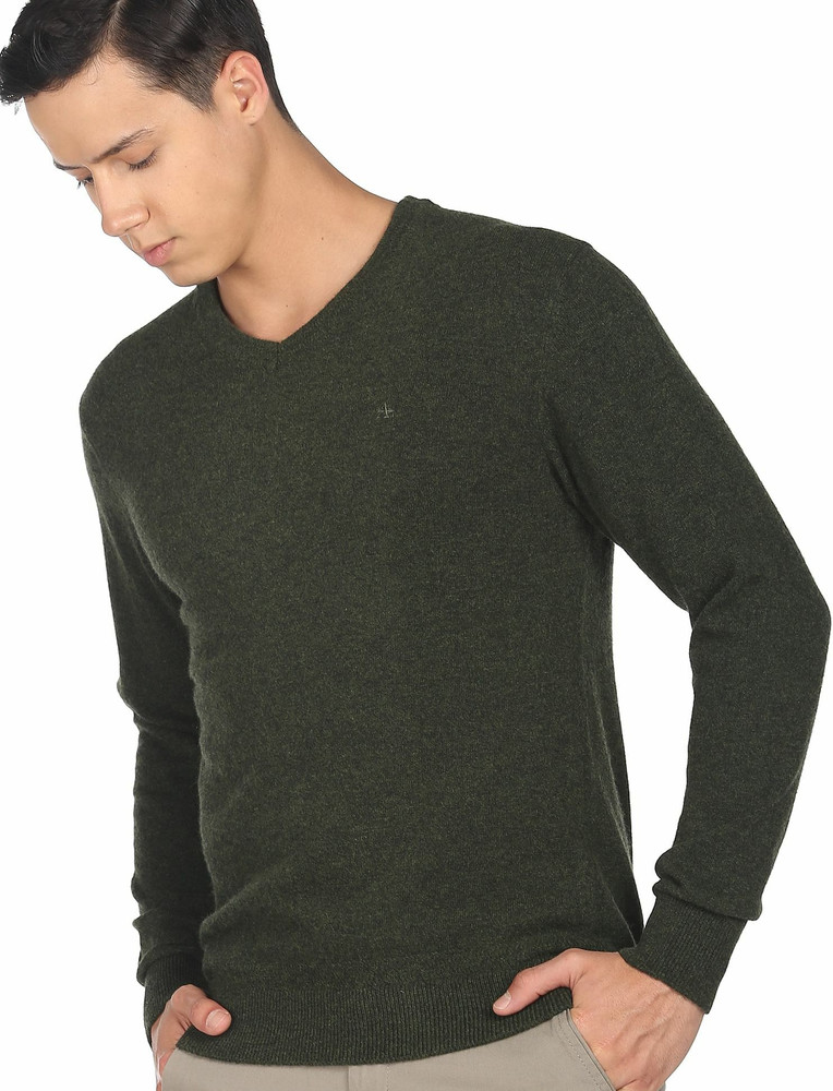 Arrow Sport Solid Round Neck Casual Men Green Sweater Buy Arrow Sport Solid Round Neck Casual Men Green Sweater Online at Best Prices in India Flipkart