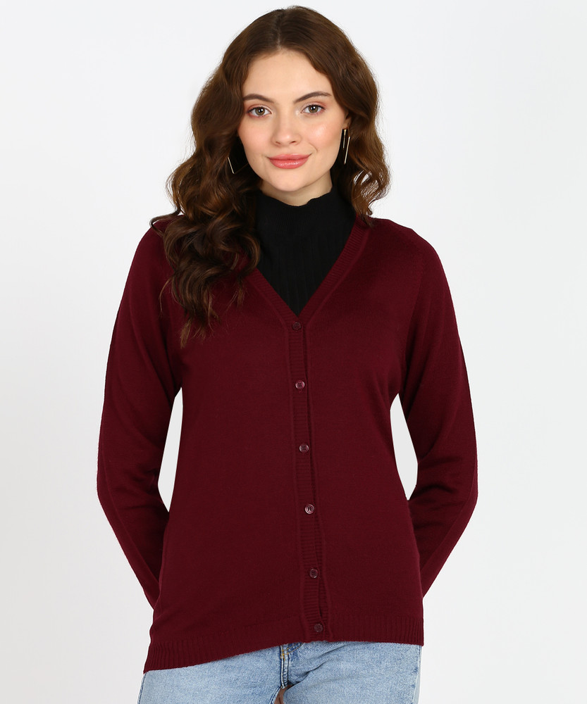 Maroon discount sweater women's