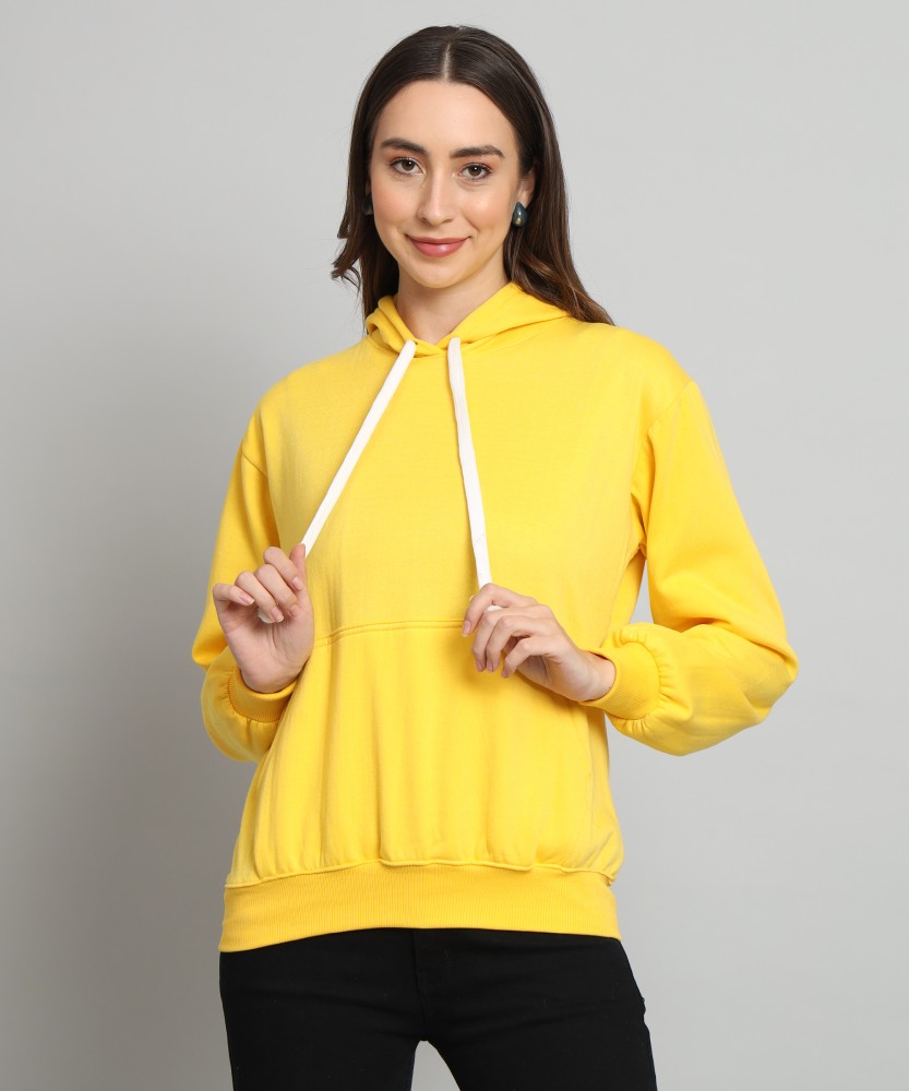 WILLEY Solid Hooded Neck Casual Women Yellow Sweater Buy WILLEY Solid Hooded Neck Casual Women Yellow Sweater Online at Best Prices in India Flipkart