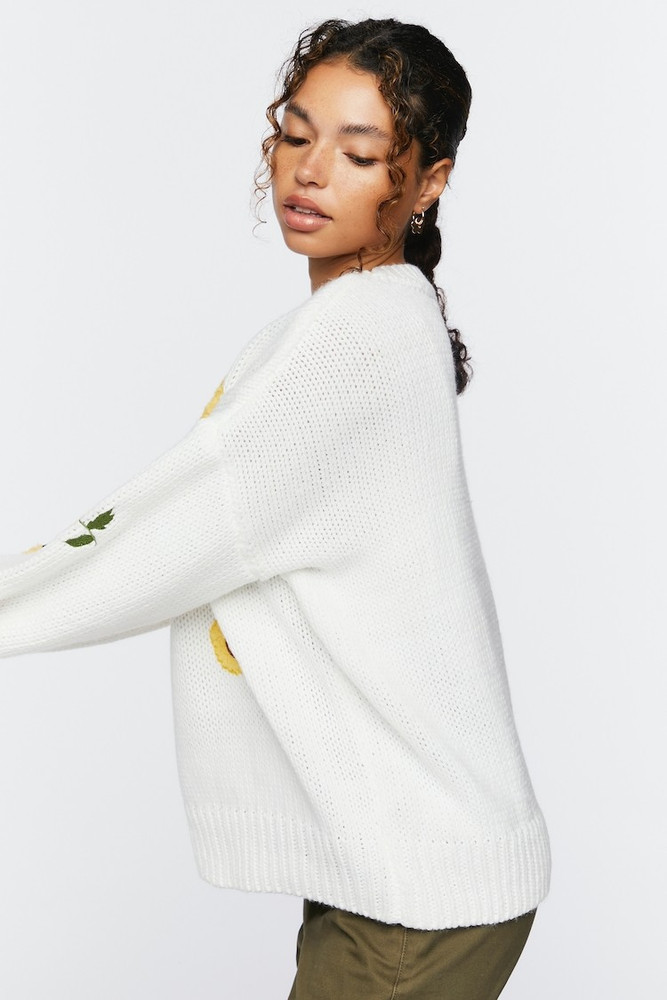 Forever 21 white jumper hotsell