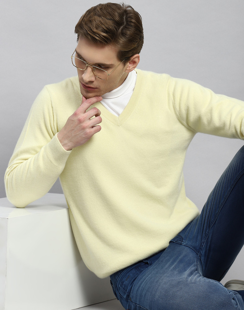 Light yellow sweater mens hotsell