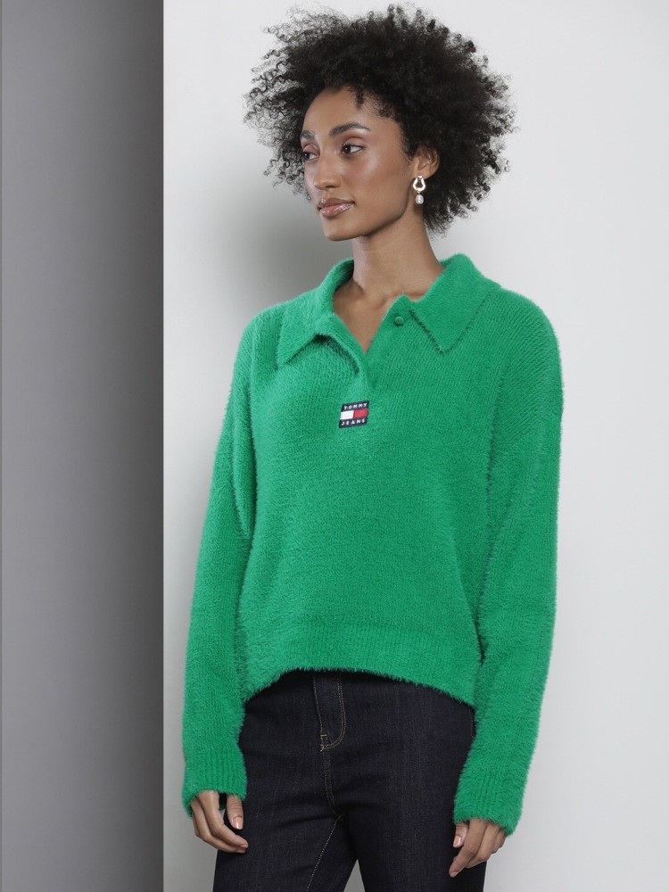 Tommy hilfiger 2025 green jumper