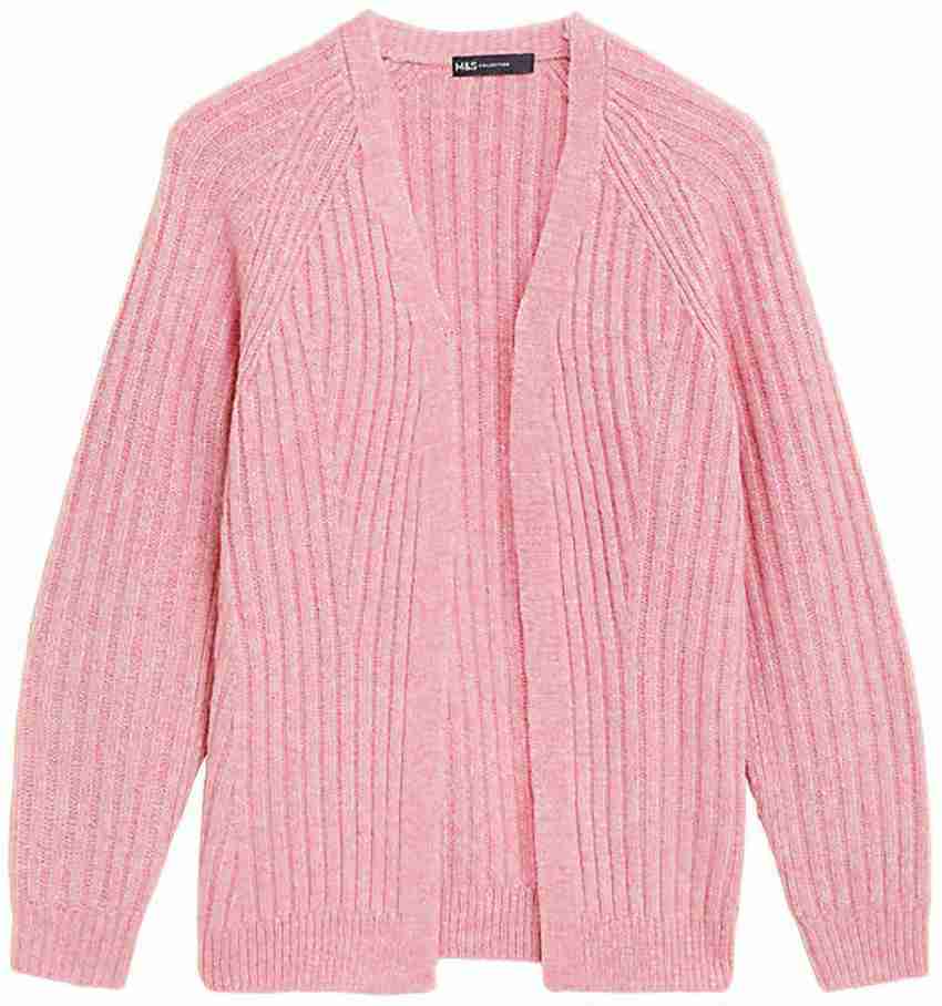 MARKS SPENCER Solid Round Neck Casual Women Pink Sweater Buy MARKS SPENCER Solid Round Neck Casual Women Pink Sweater Online at Best Prices in India Flipkart