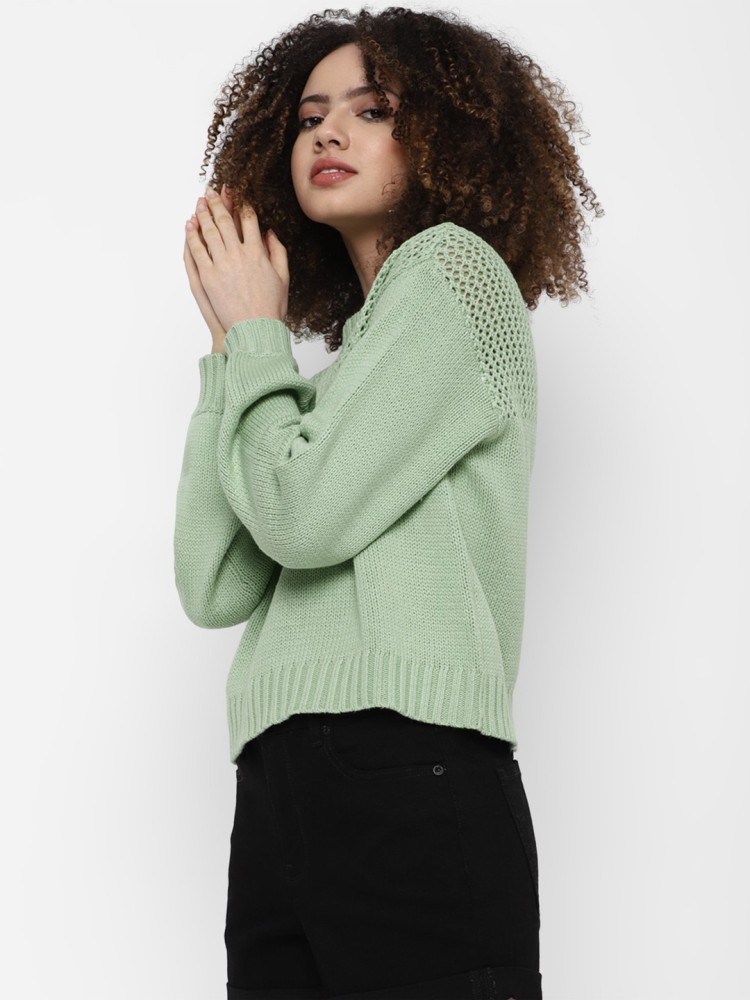 American eagle green on sale sweater