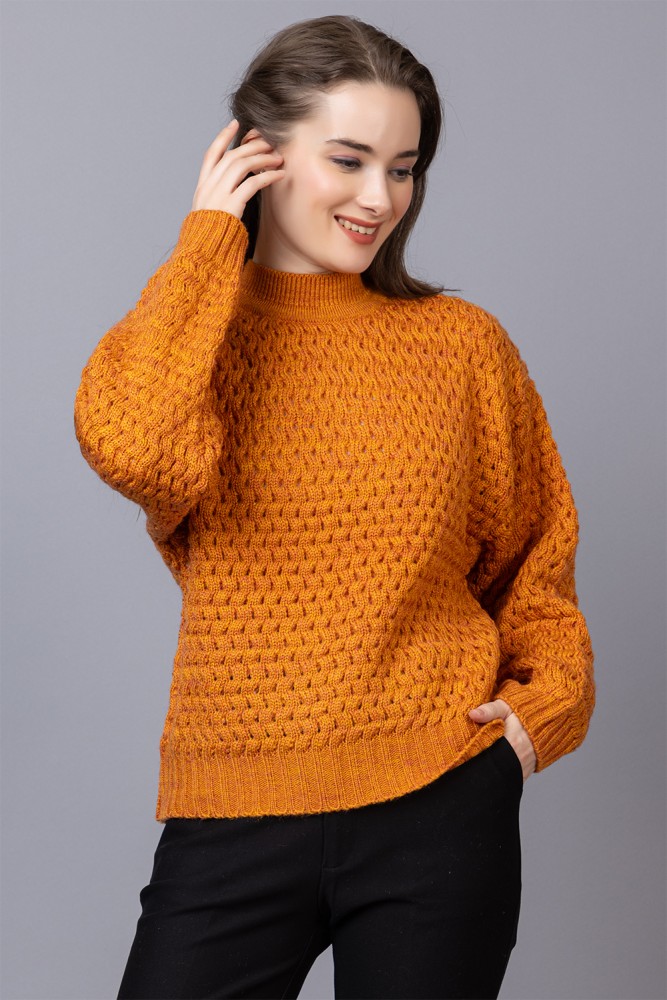 Mustard orange sweater sale