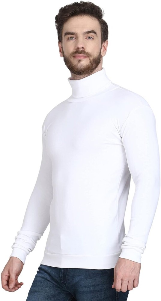 Cheap white turtleneck sweater sale