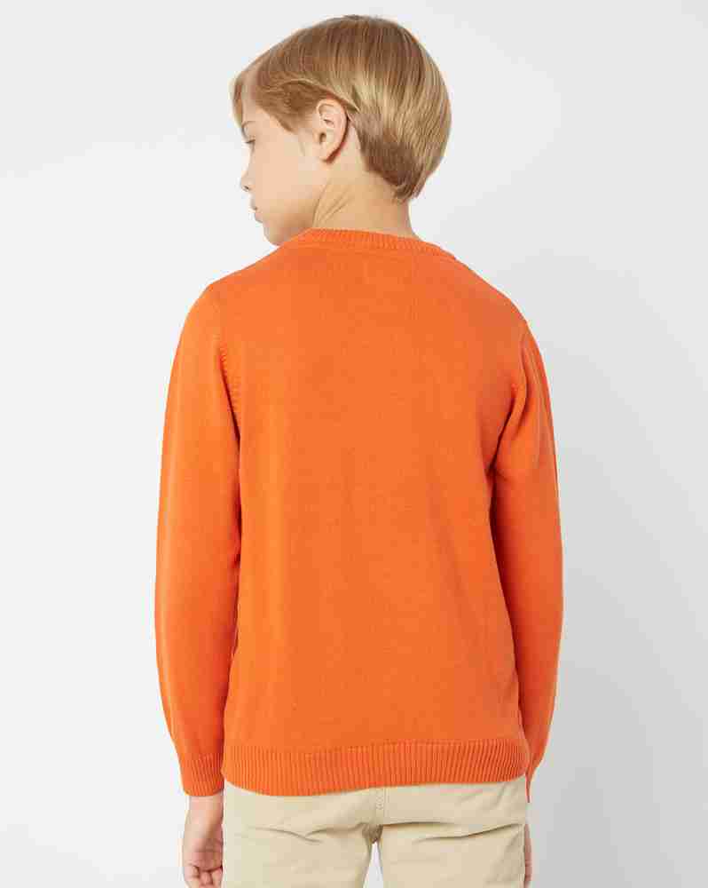 Orange sweater boys hotsell