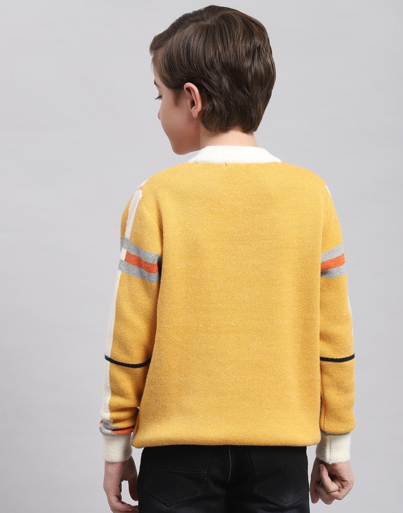 Boys sale yellow sweater