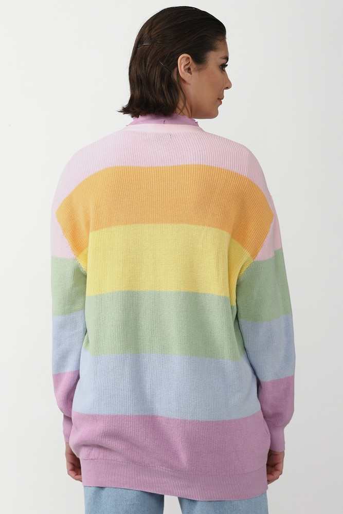 Pastel rainbow sweater forever 21 outlet