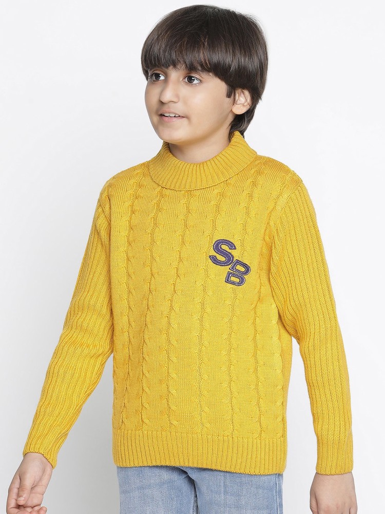 Boys yellow jumper hotsell