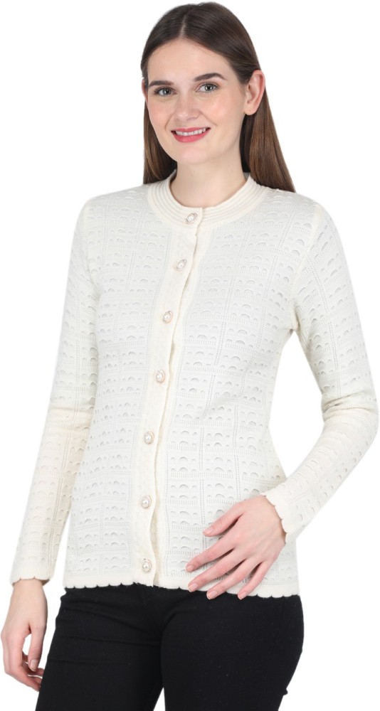 Buy Off White Sweaters & Cardigans for Women by MONTE CARLO Online