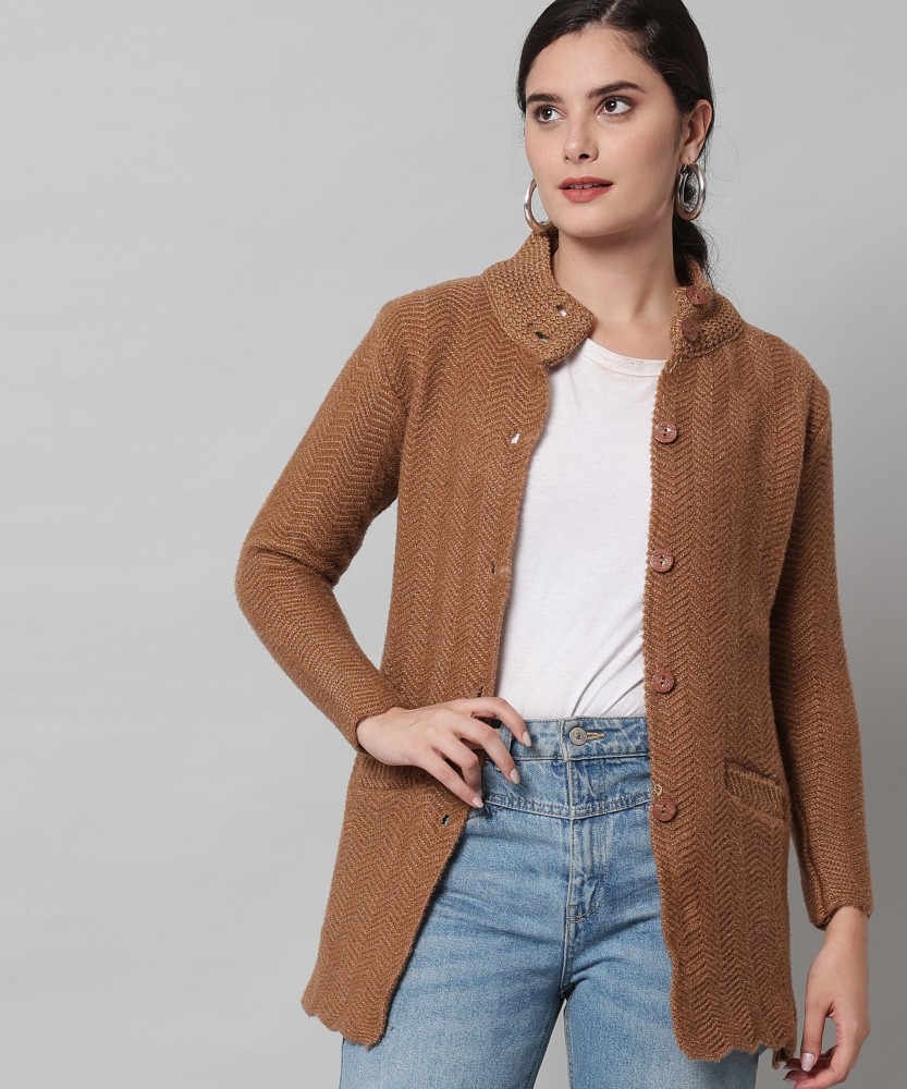 Buy Brown Knitted Blouse Online In India -  India