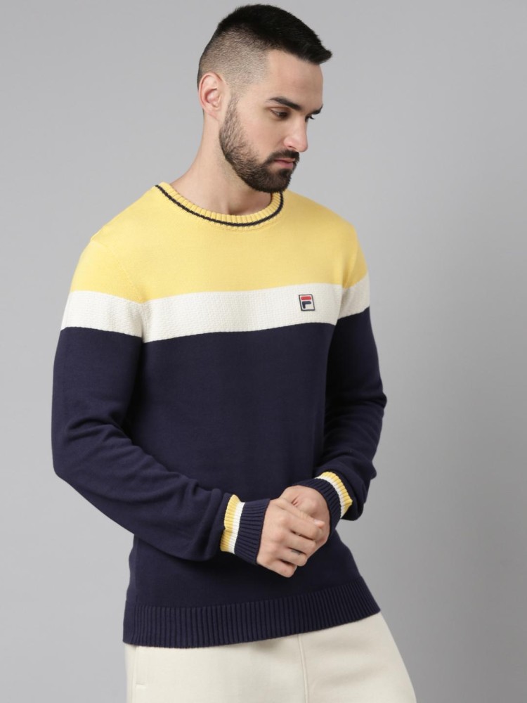 Fila deals sweater yellow