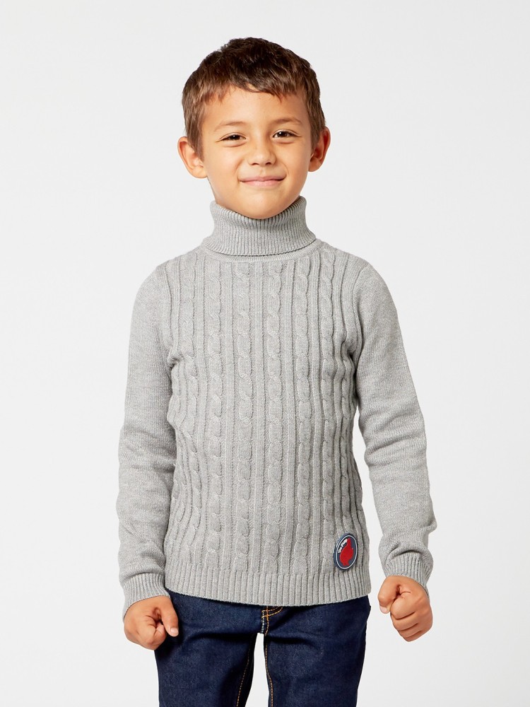 Boys on sale grey sweater