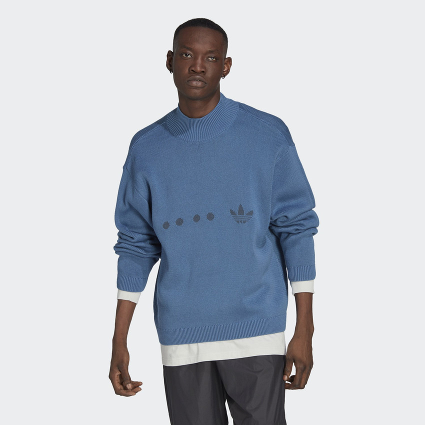 Adidas high neck sweatshirt outlet