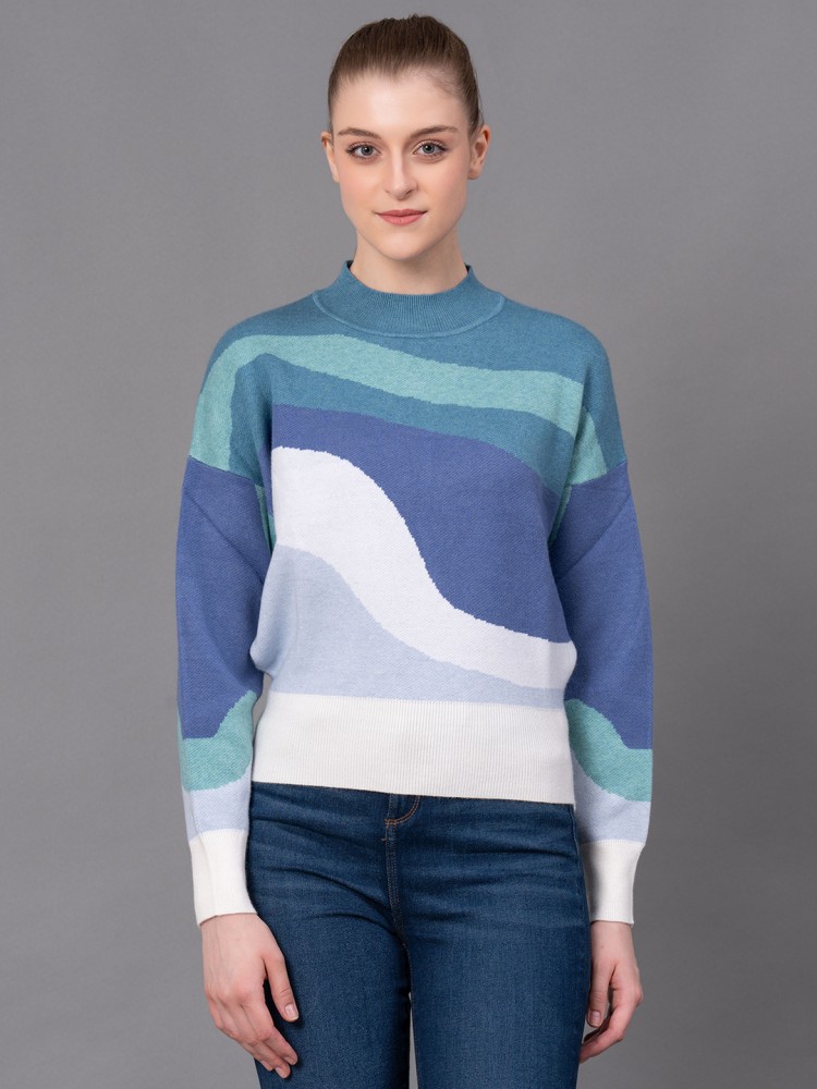 RED TAPE Solid Round Neck Casual Women Blue White Sweater Buy RED TAPE Solid Round Neck Casual Women Blue White Sweater Online at Best Prices in India Flipkart