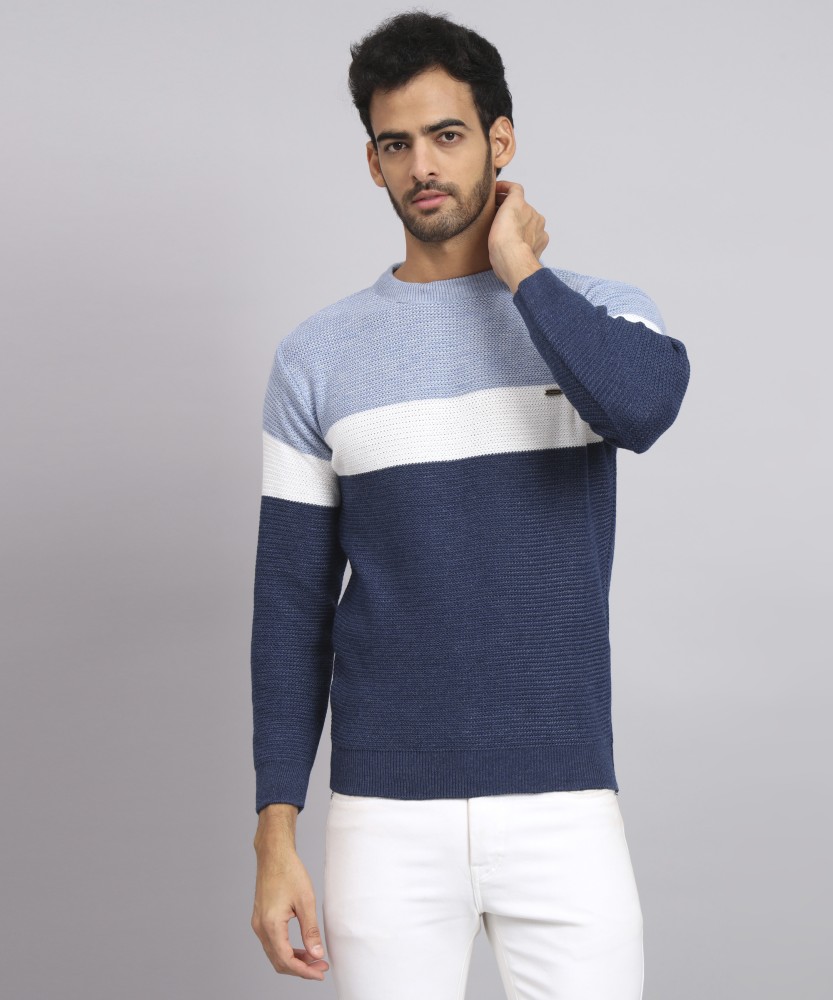 Krew Striped Round Neck Casual Men Multicolor Sweater Buy Krew Striped Round Neck Casual Men Multicolor Sweater Online at Best Prices in India Flipkart