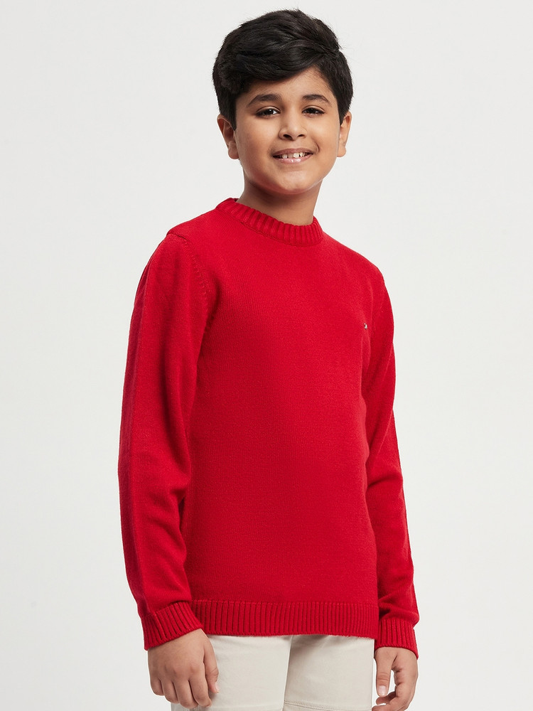 Solid red sweater hotsell