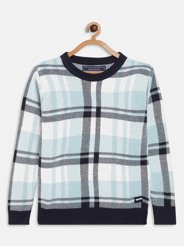 Barbour tartan jacquard crew neck sweater hotsell