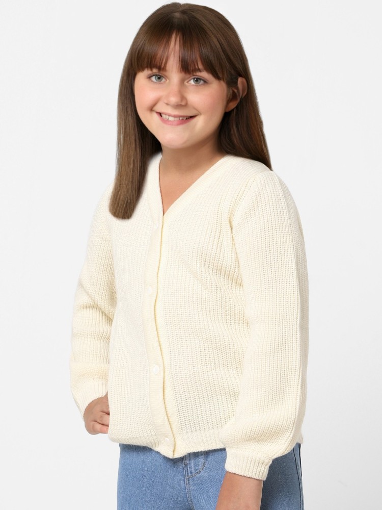 Girls white clearance sweater