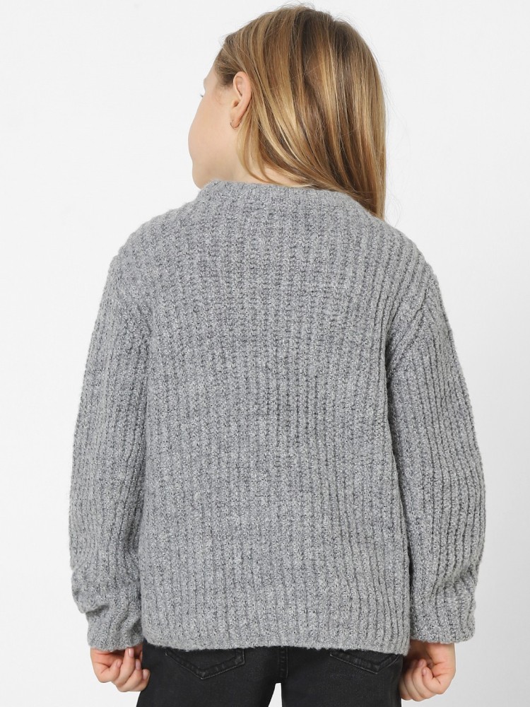 Girls hot sale grey sweater