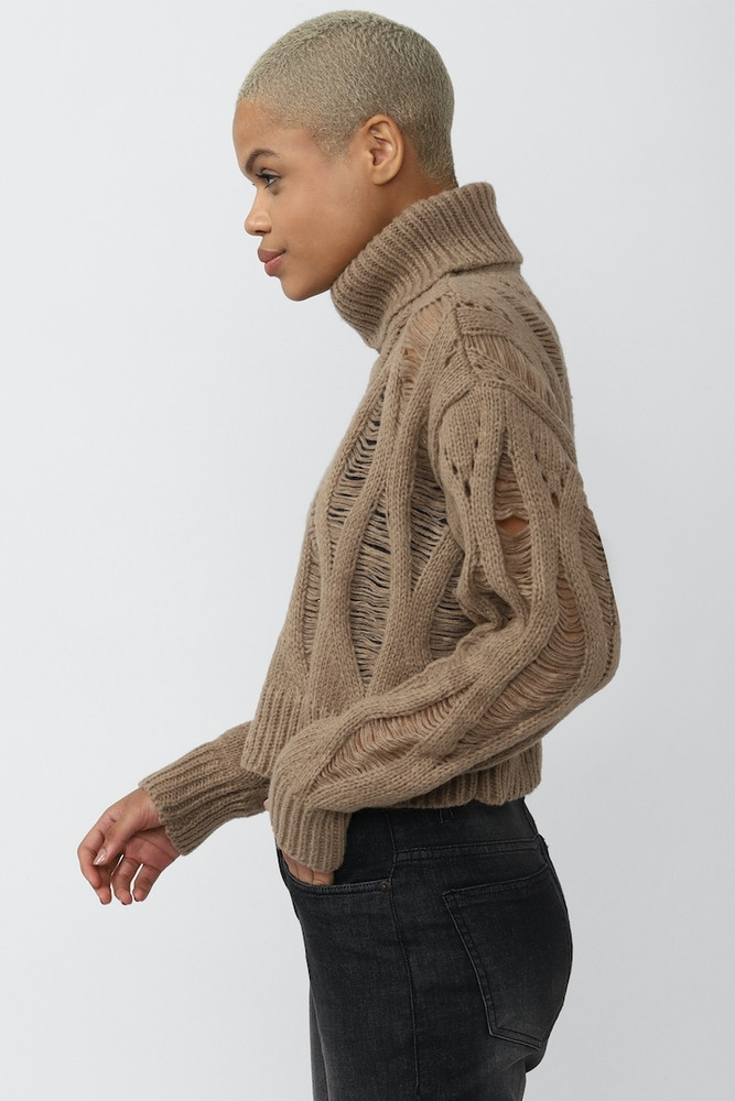 Forever 21 cable knit sweater top