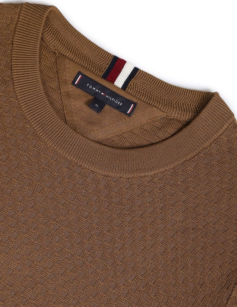 Tommy hilfiger hot sale brown sweater