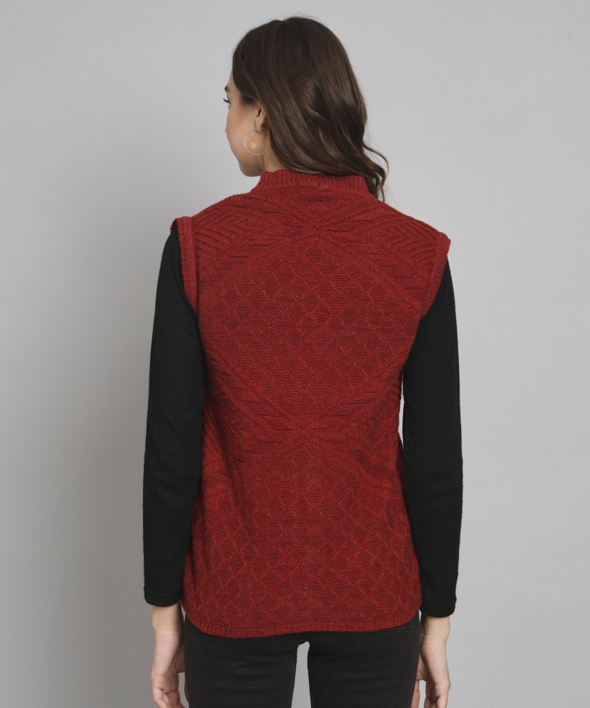 Krew Solid V Neck Casual Women Maroon Sweater - Buy Krew Solid V Neck  Casual Women Maroon Sweater Online at Best Prices in India | Flipkart.com