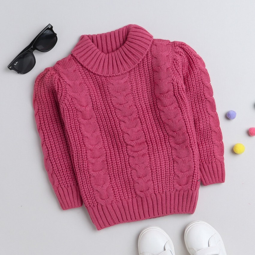 Girls shop pink sweater