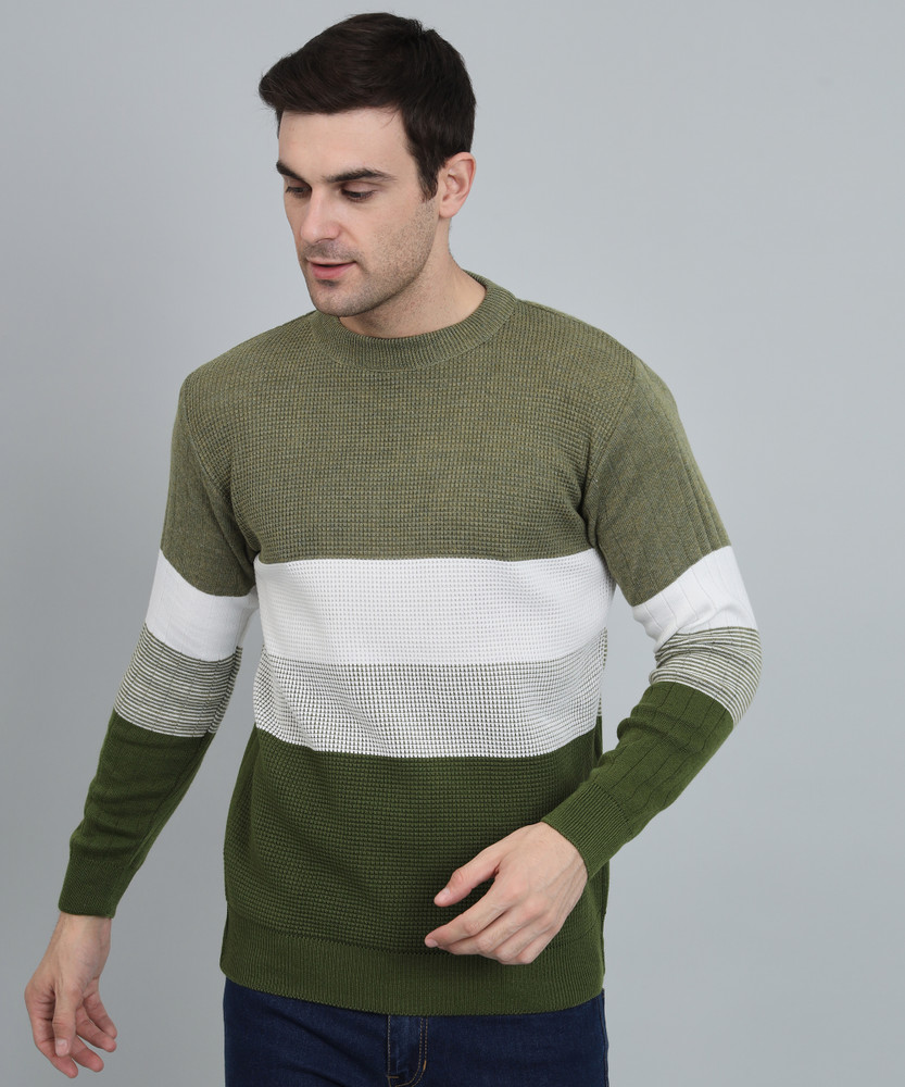 WILLEY Striped Round Neck Casual Men Multicolor Sweater - Buy WILLEY  Striped Round Neck Casual Men Multicolor Sweater Online at Best Prices in  India | Flipkart.com