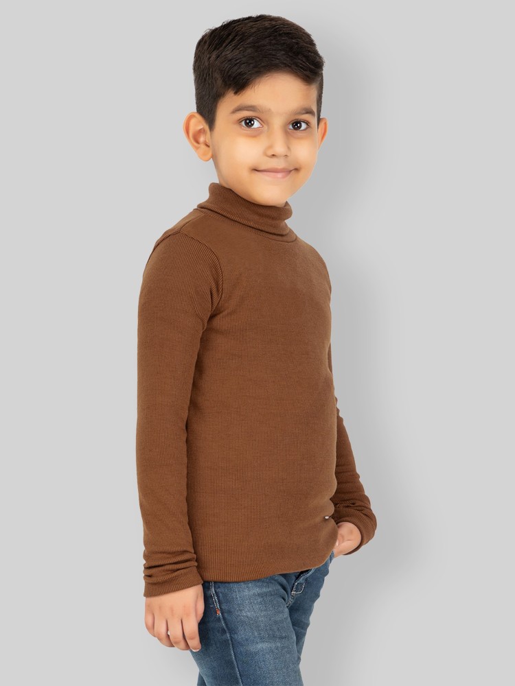 High neck shop sweater for boys