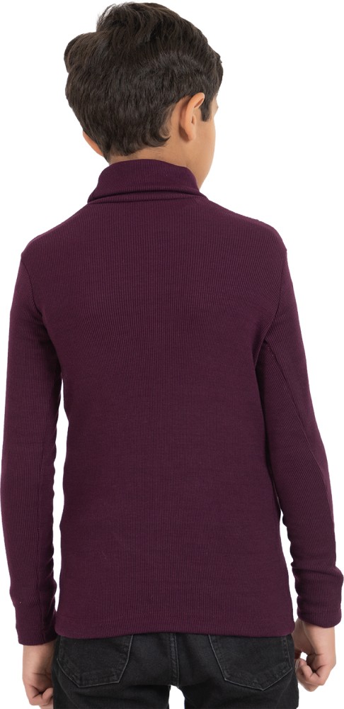 YHA Solid Round Neck Casual Boys Purple Sweater Buy YHA Solid Round Neck Casual Boys Purple Sweater Online at Best Prices in India Flipkart