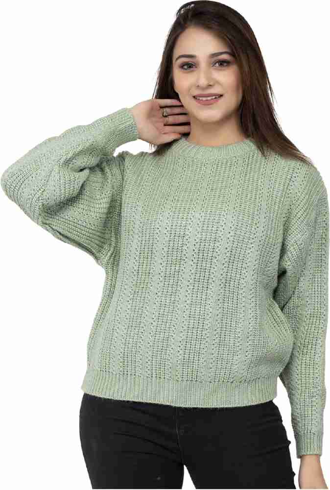 Green sweater outlet lady