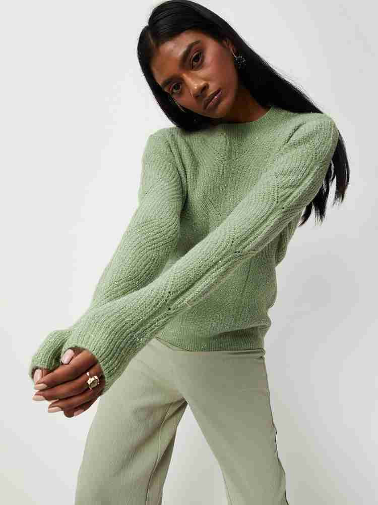 Light green 2024 sweater outfit