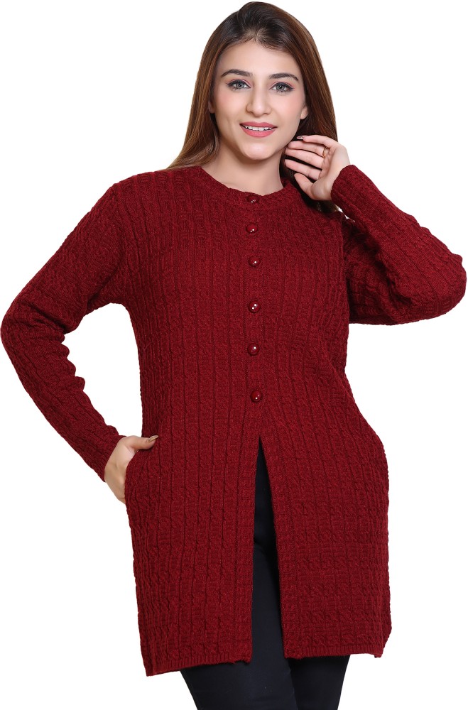 Maroon colour shop sweater