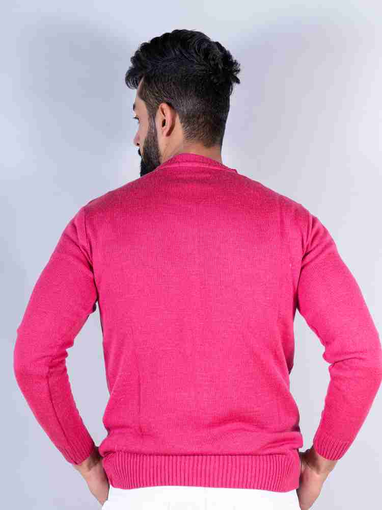 Mens hot sale pink sweater